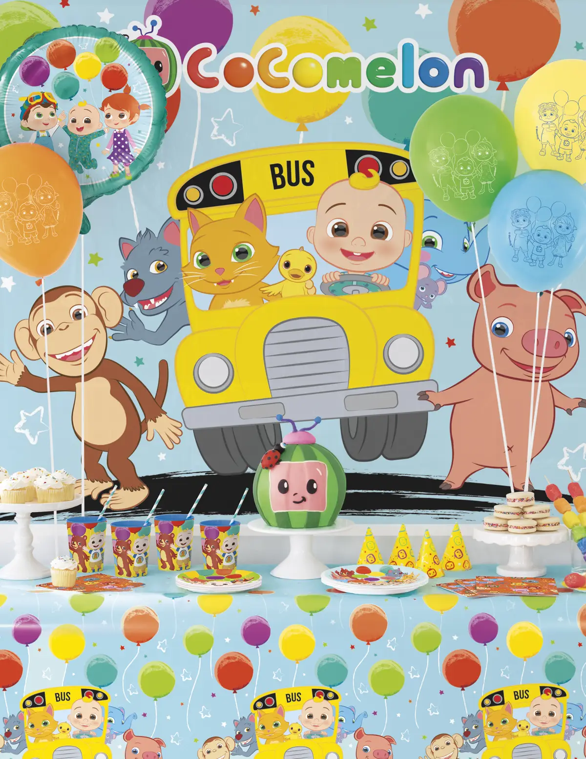 Cocomelon Party Supplies & Decorations